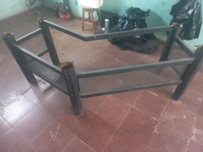 Armação de mesa de ferro escritório