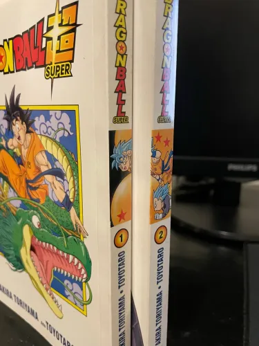 Dragon Ball Super Vol. 1 e 2 - Panini - Kit Mangá