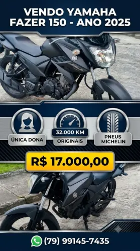 Yamaha fazer 150 2025