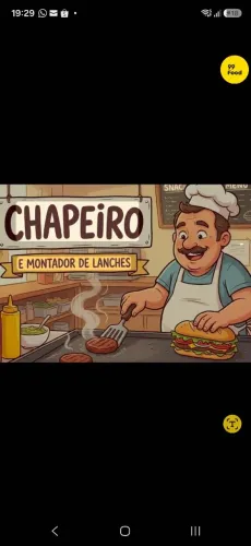 Contrata-se chapeiro e montador de lanche com experiência