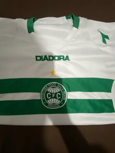 Camisa Coritiba Diadora 2006/2007 Oficial Número 9 Retrô