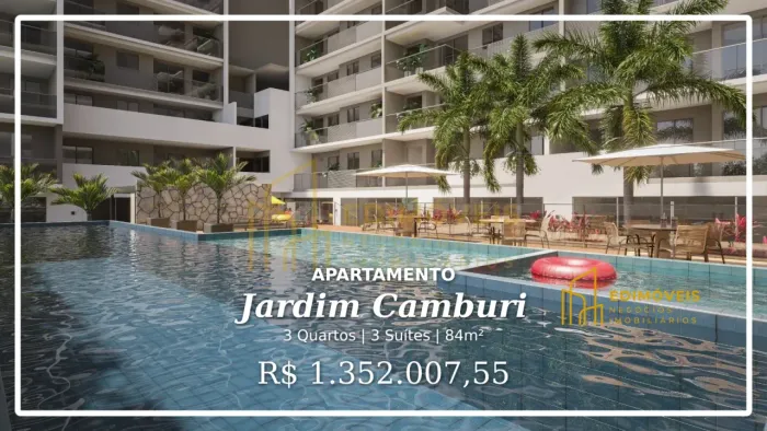 Jardim Camburi: Apartamento com design moderno e áreas de lazer completas!