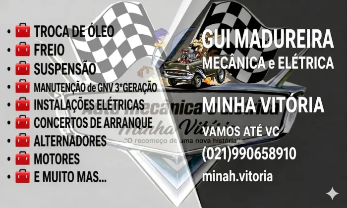 SOU MECÂNICO E ELETRICISTA A DOMICÍLIO