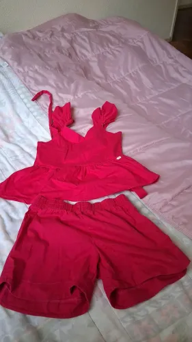 Conjunto short e camisa