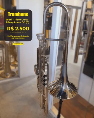 Trombone de Pisto Curto Weril - Dó