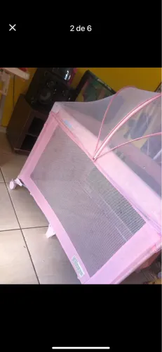 Berço/chiqueirinho burigotto rosa