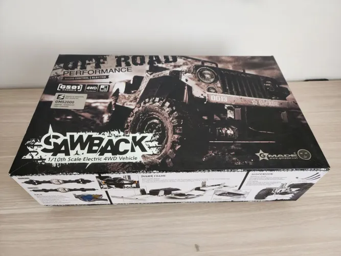 Jeep SAWBACK elétrico escala 1:10 4WD NOVO!!
