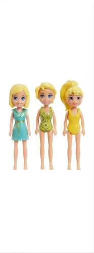 3 Bonecas Polly Pocket Originais 