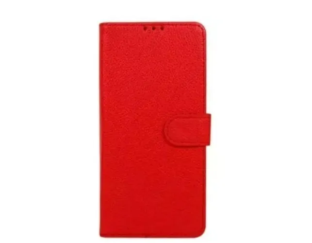 Capa Carteira Moto G50 Vermelha - Proteção Completa com Porta Cartão