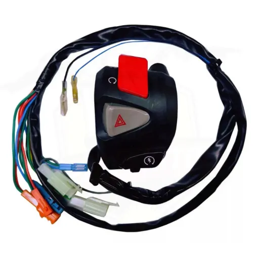 Punho Partida Cb500 Honda Cg Titan Fan Start Pisca Alerta Com Plugs