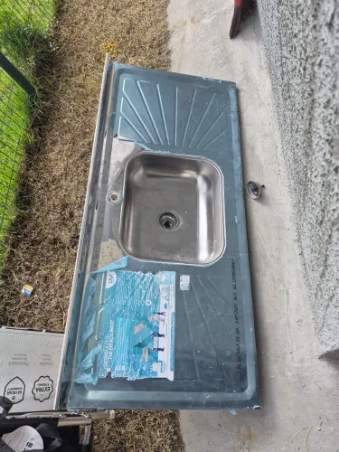 Pia de inox nova