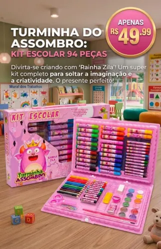 maleta com canetinha para pinta