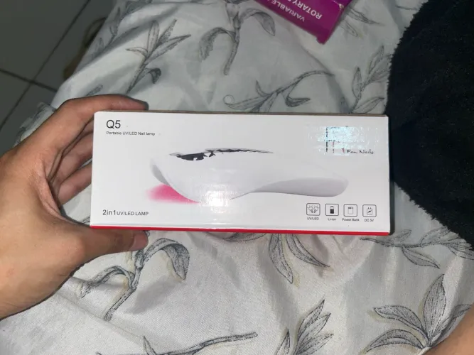LÂMPADA UV/LED PORTÁTIL Q5 - FAN NAILS