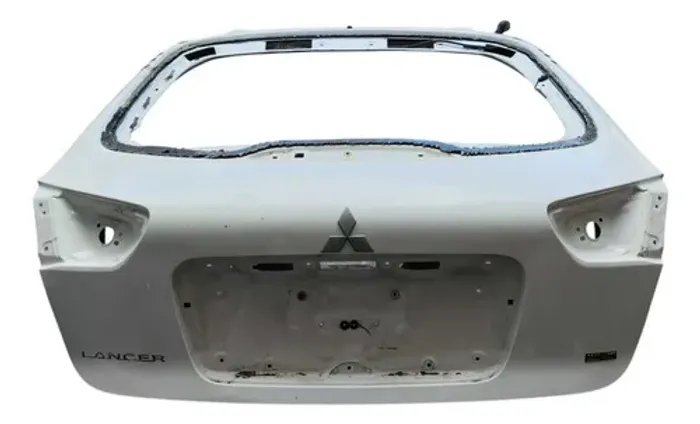 Tampa Traseira Mitsubishi Lancer Ralliart 2008 2009 A 2012  Preto