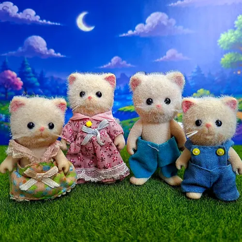 Sylvanian Families - Gatos Persas Vintage