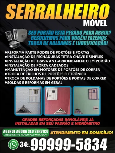 Serralheiro - Atendimento em Domicílio (Grade para Padrão de Energia)