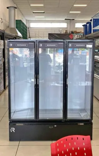 Balcão Vertical Auto Serviço 3 Portas Resfriados Refrimate