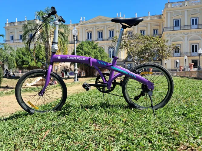 Bicicleta dobrável novíssima!