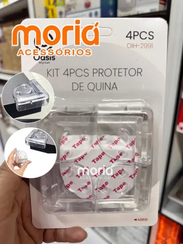 Kit 4 pcs Protetor de Quina 