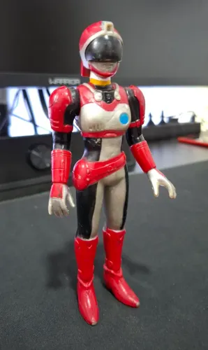 Action Figure Soljeanne Solbrain Boneco Glasslite Winspector anos 90.