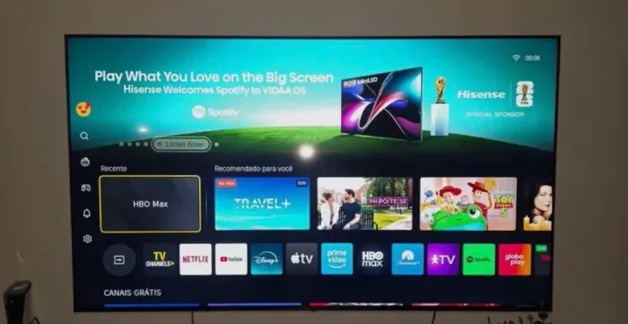 Smart TV Hisense 85" 4K QLED (Modelo 85Q6QV)