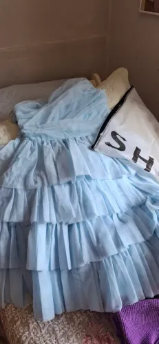 Vestido 15 anos azul