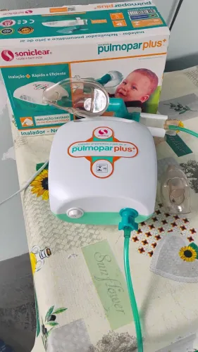 Inalador nebulizador pulmonar plus bivolt