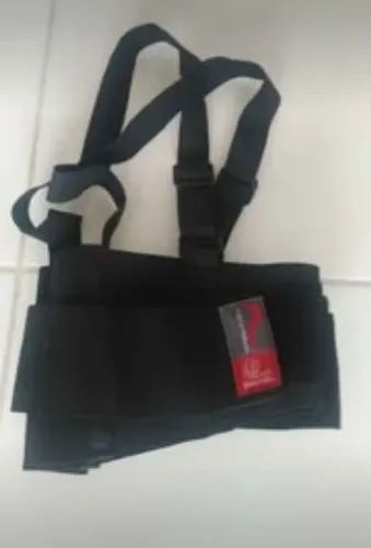 Cinta Protetora Abdominal Lombar com Suspensório Ergonômica 