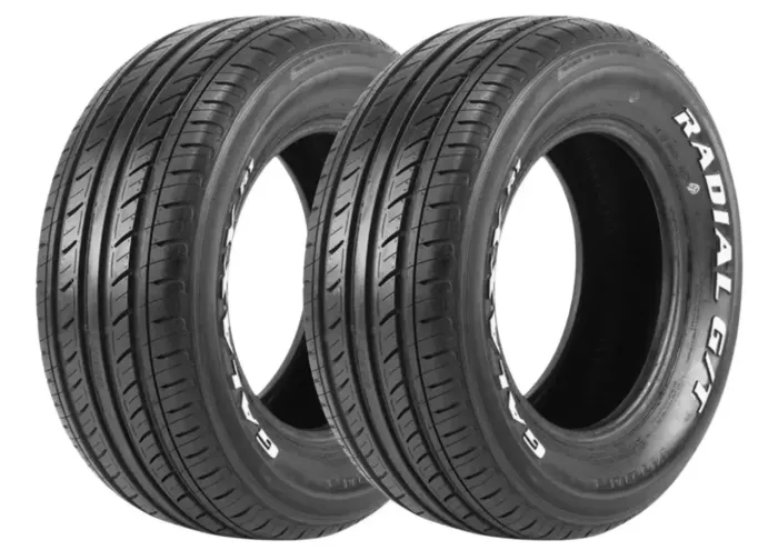 Pneu Galaxy letra branca 215/70/14 par