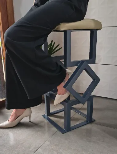 Banqueta estilo industrial