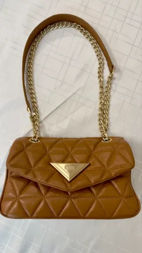 Bolsa SCHÜTZ 944 Tiracolo Marrom, couro natural, NOVA!