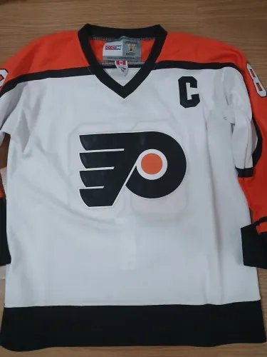 Jersey hockey NHL Philadelphia flyers retro anos 90. LIindros. Tamanho G