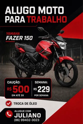 MOTO PARA ALUGUEL ABAIXO DO VALOR