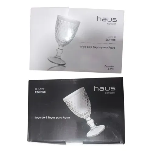 Taça de Vidro Haus - Design Elegante para Degustação Sofisticada