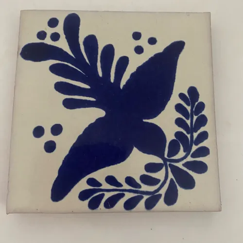 Azulejo mexicano decorativo decorado pintado s mão 