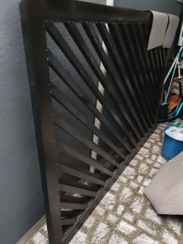 Portão de correr de duas folhas