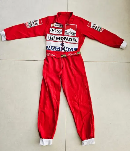 Macacão piloto F1 infantil 10 anos