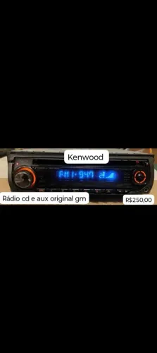 Rádio CD e aux Kenwood original GM 