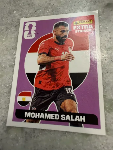 Figurinha Extra Legend Mohamed Salah Lilás Copa do Mundo 2026 Panini