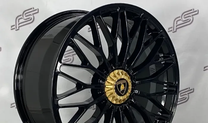  Jogo De Rodas lamborghini Aventador Preto 5x112 e 5x120 - 20x9 e 21x13 Offset 33 e 66