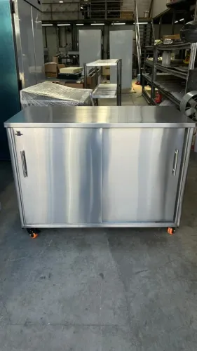Armário Inox 2900mm Grande Capacidade Restaurante