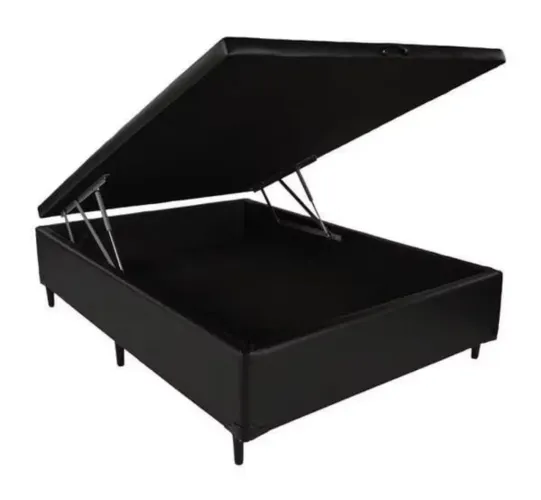 Cama box casal baú