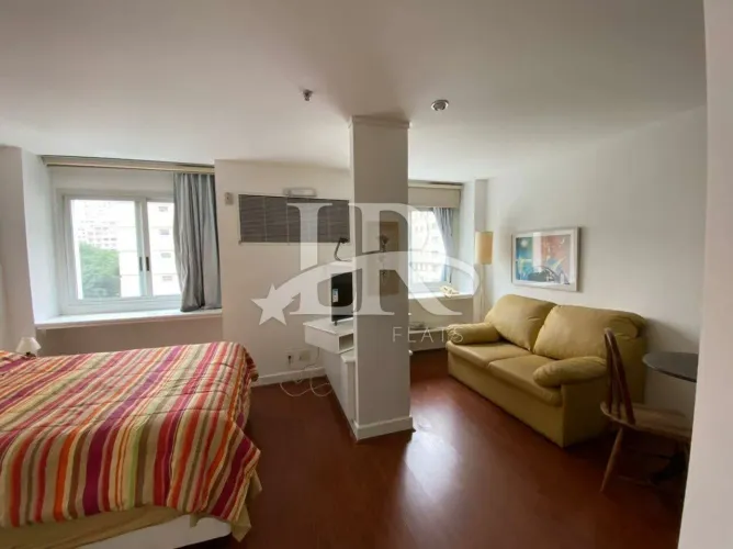 LR Flats - Flat 1 dormitório com divisória e serviços para alugar no Jardins