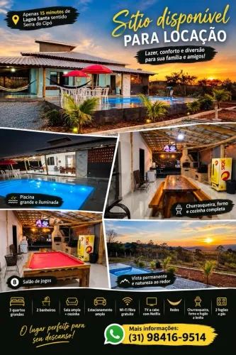 Lindo sitio para finais de semana