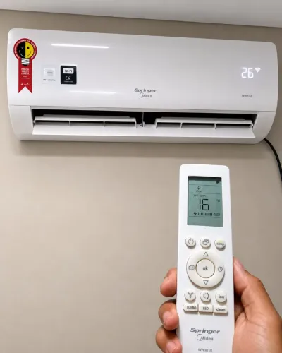 Ar MIDEA 12KBTUS INVERTER WIFI INTEGRADO 