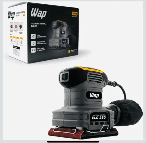Lixadeira orbital WAP ELO 250 W 127V.