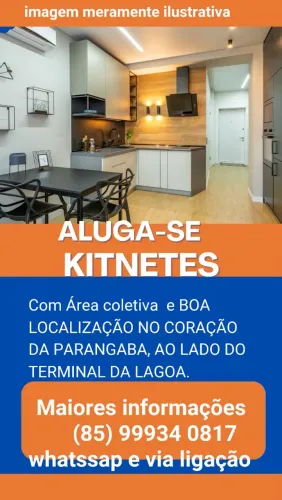 KITNET NA PARANGABA VIZINHO TERMINAL LAGOA