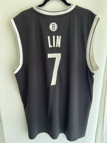 CAMISA BROOKLYN NETS - NBA - ADIDAS - JEREMY LIN 7 - ORIGINAL