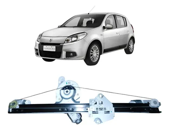 Máquina Vidro Esquerdo Renault Sandero Expression 1.6 2011