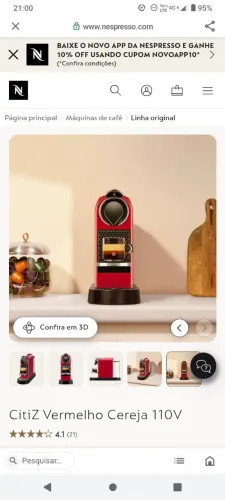 Vendo cafeteira Nespresso.